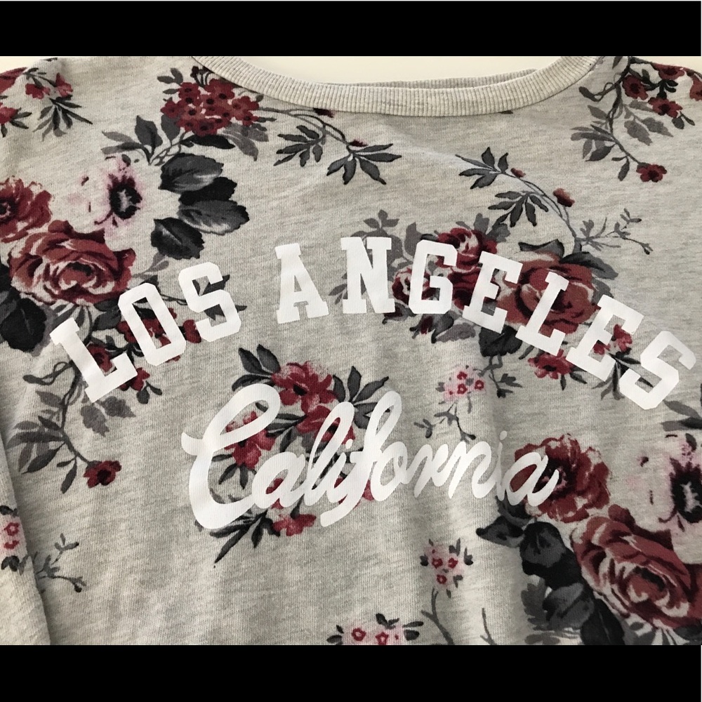 Los Angeles Floral Sweater XL